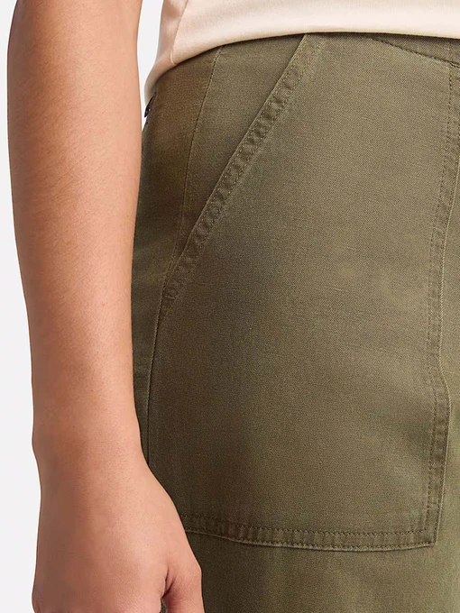 Жіночі Повсякденні штани Timberland Linen Utility Fatigue фото 3