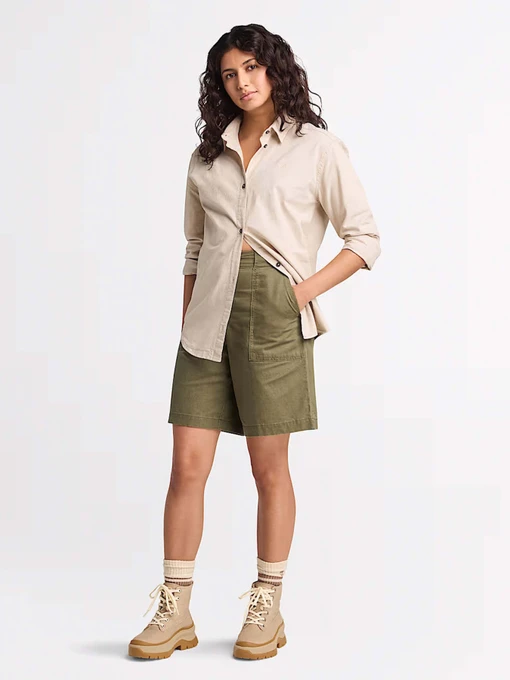 Жіночі Повсякденні шорти Timberland Linen Bermuda фото 3