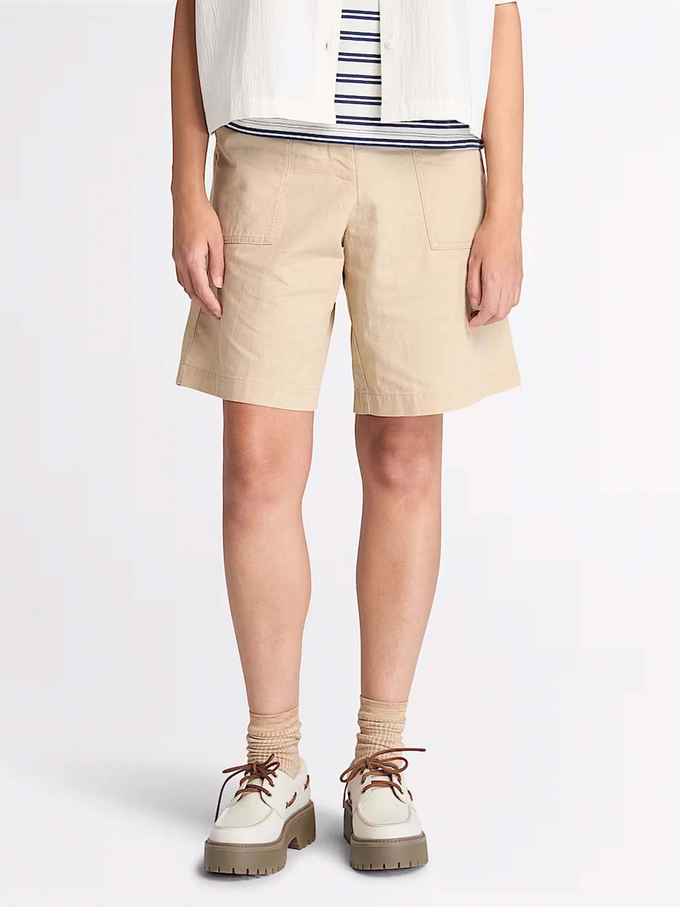 Шорти Timberland Linen Bermuda модель TB0A67QQY94 Фото