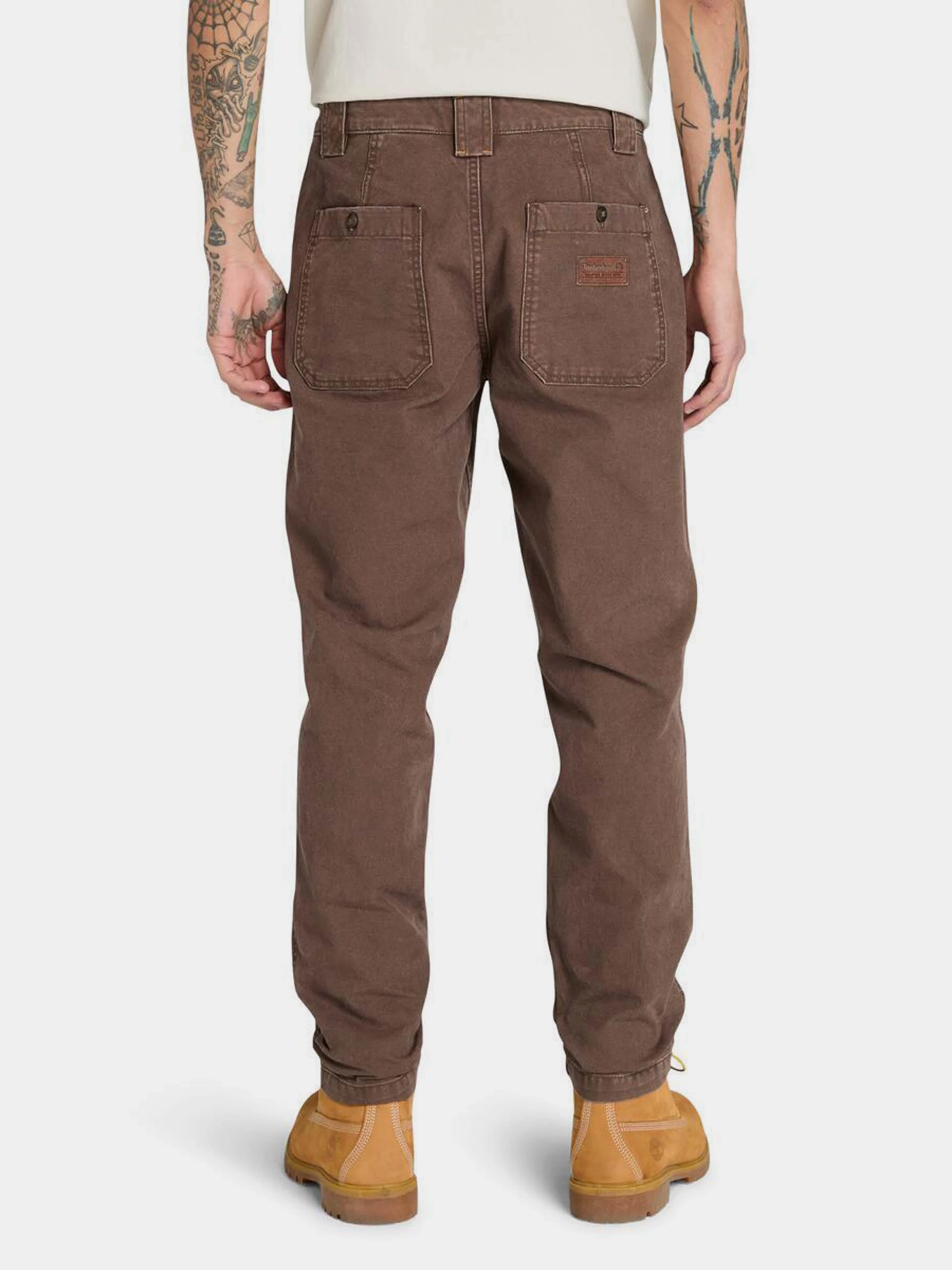 Бавовняні Чоловічі Повсякденні штани Timberland Goffstown Washed Canvas Fatigue фото 2