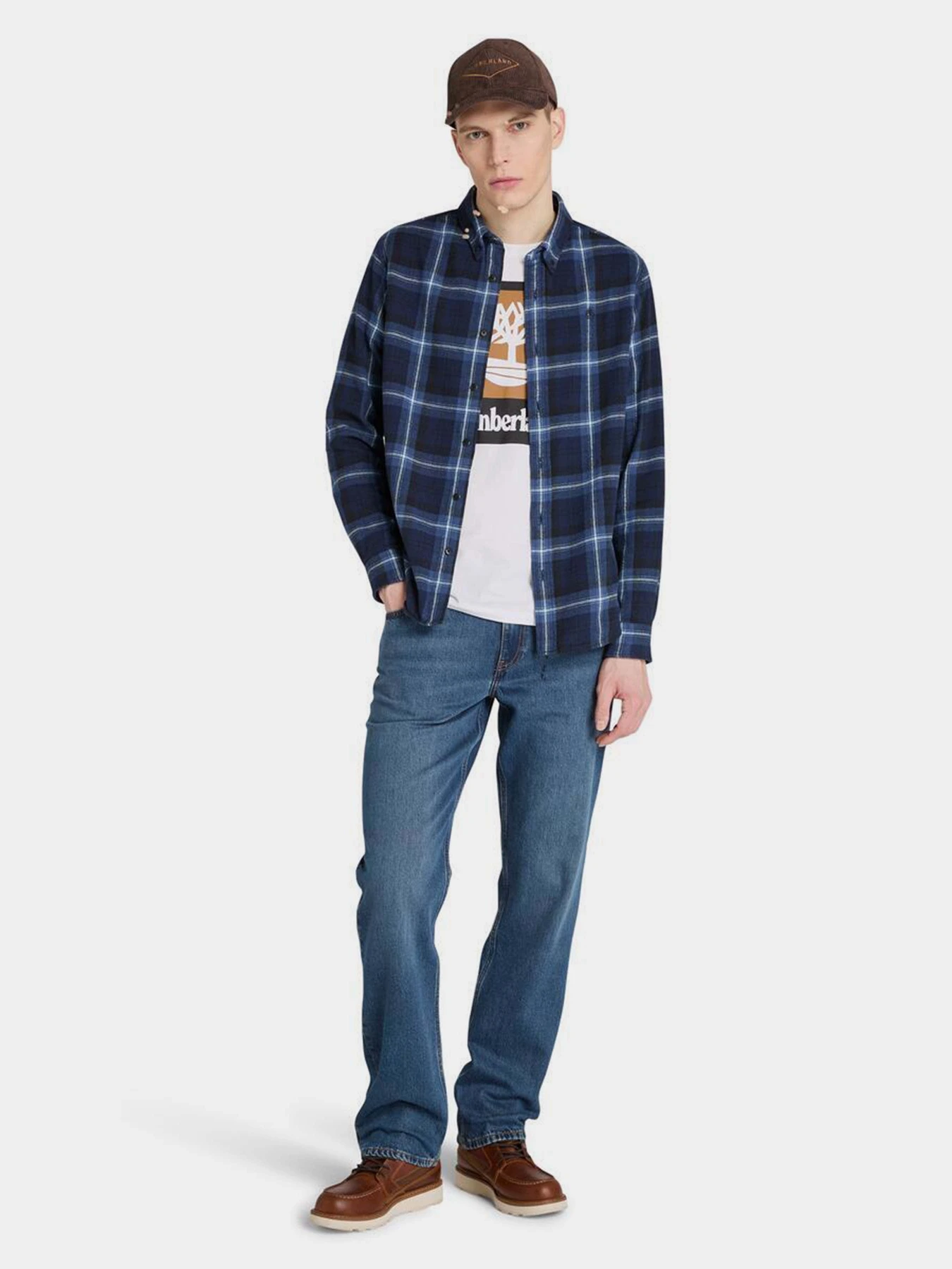 Рубашки Timberland Checked модель TB0A44XQV82 Рубашки Timberland Checked модель TB0A44XQV82 Фото