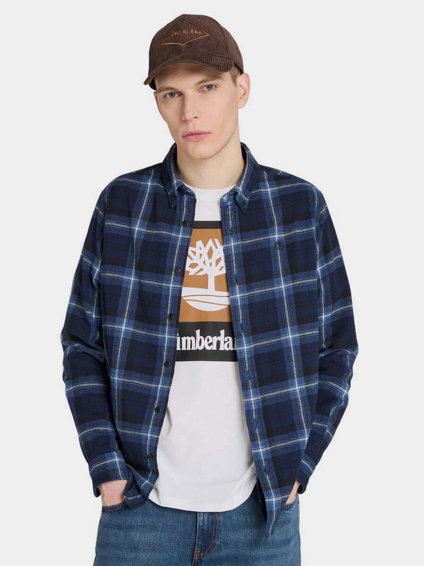 Рубашки Timberland Checked модель TB0A44XQV82 Рубашки Timberland Checked модель TB0A44XQV82 Фото
