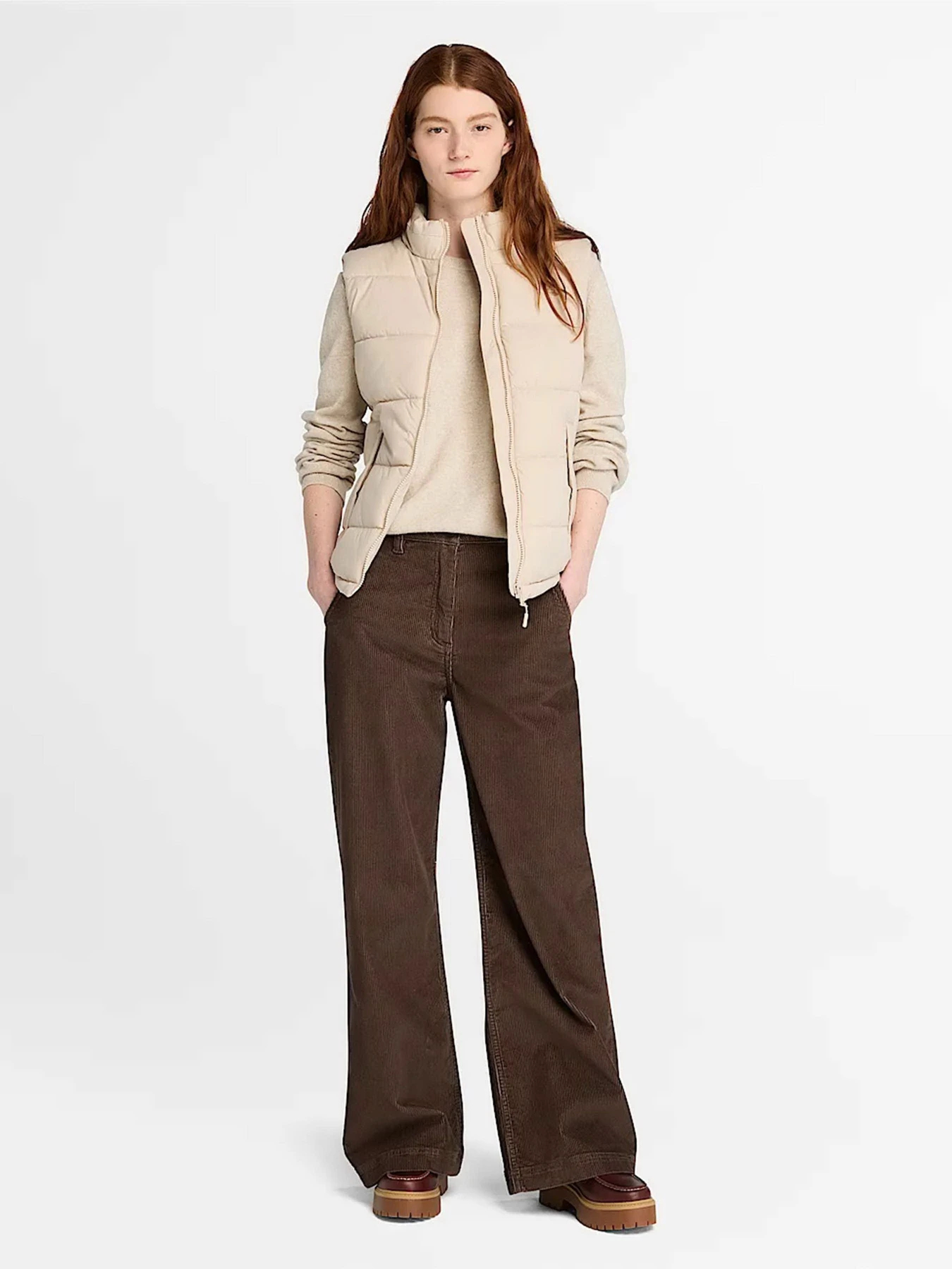 Брюки Timberland WASHED CORDUROY WIDE-LEG модель TB0A41DB243 Брюки Timberland WASHED CORDUROY WIDE-LEG модель TB0A41DB243 Фото
