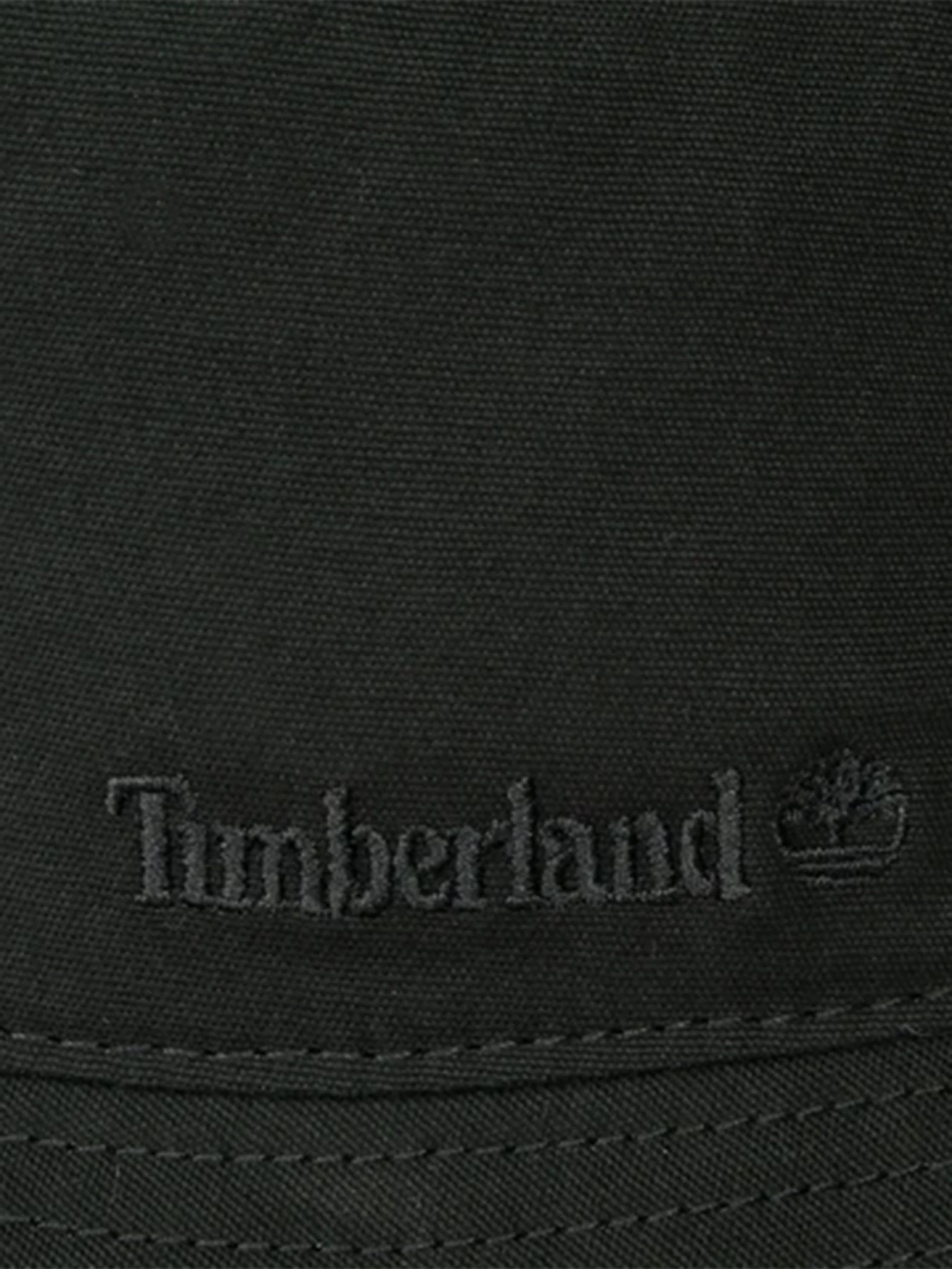 Timberland Cotton Canvas Панама колір чорний фото 3