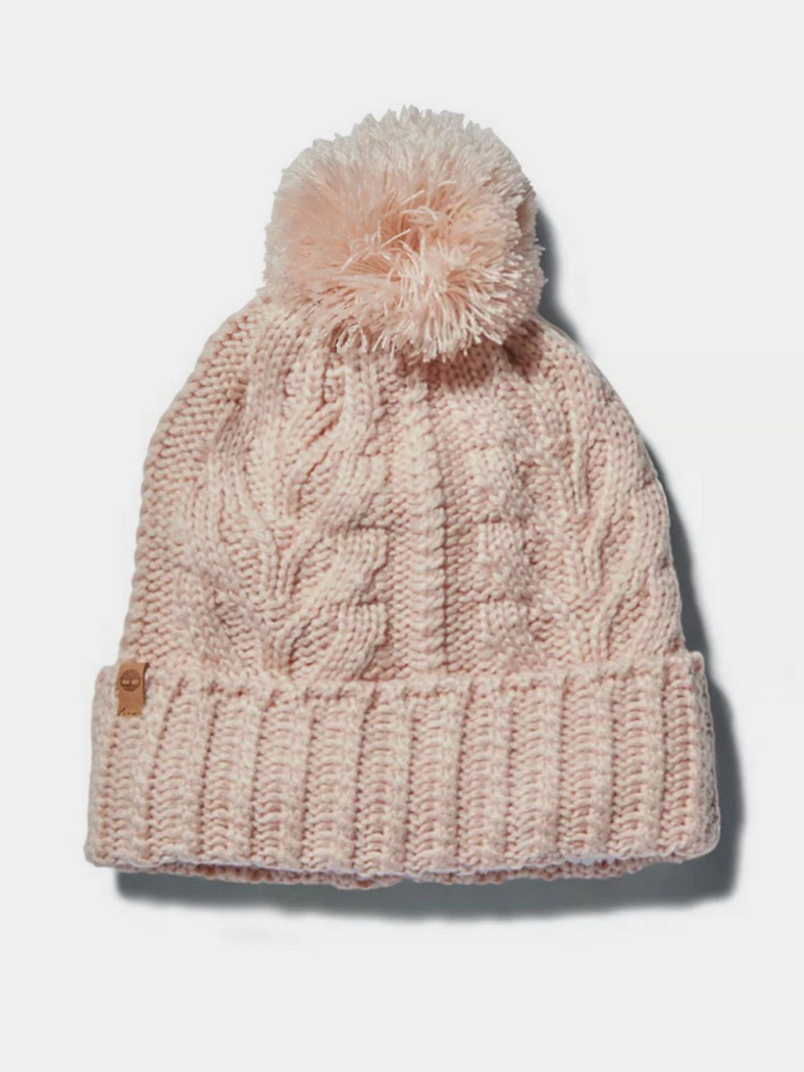 Timberland Autumn Woods Cable Шапка колір рожевий