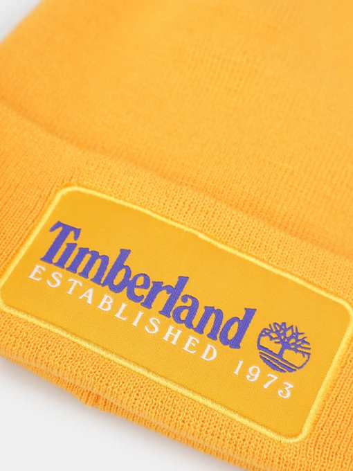 Timberland Established 1973 Шапка колір гірчичний фото 3