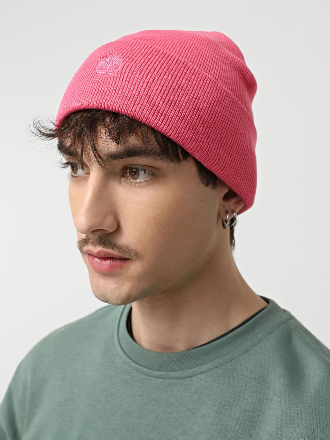 Шапки та кепки Timberland Cuff Beanie With Embroidered Logo модель TB0A61CJEFR Фото