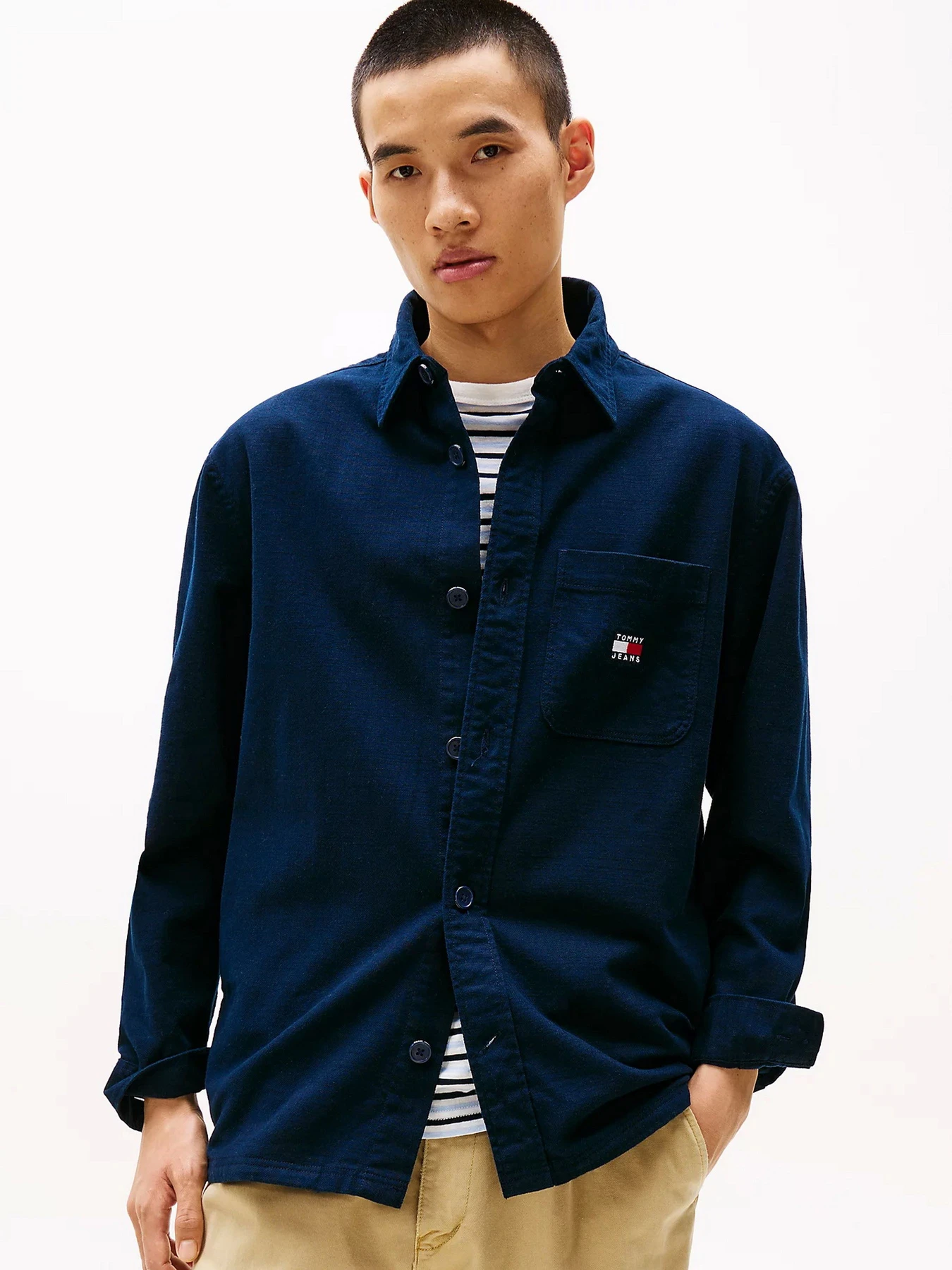 Рубашки Tommy Jeans модель DM0DM20874-C1G Рубашки Tommy Jeans модель DM0DM20874-C1G Фото