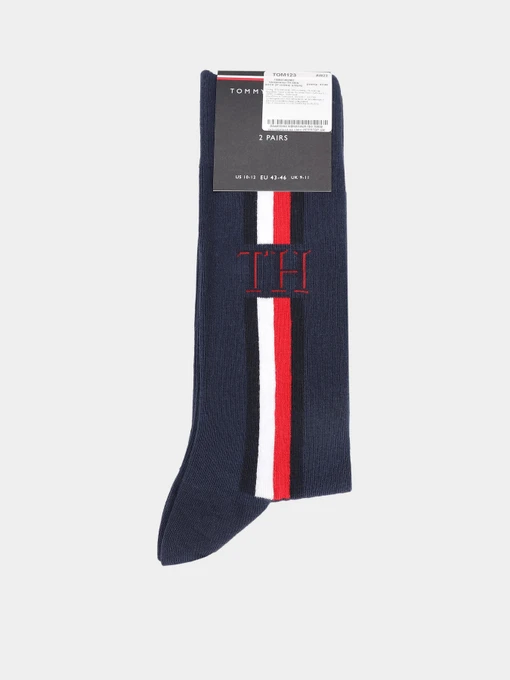 Шкарпетки та гольфи Tommy Hilfiger Socks 2-Pack Iconic Stripe модель 100001492002 Фото
