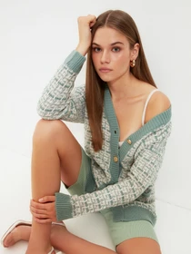 Свитры и кардиганы Trendyol модель TWOAW21HI0250/Mint Фото