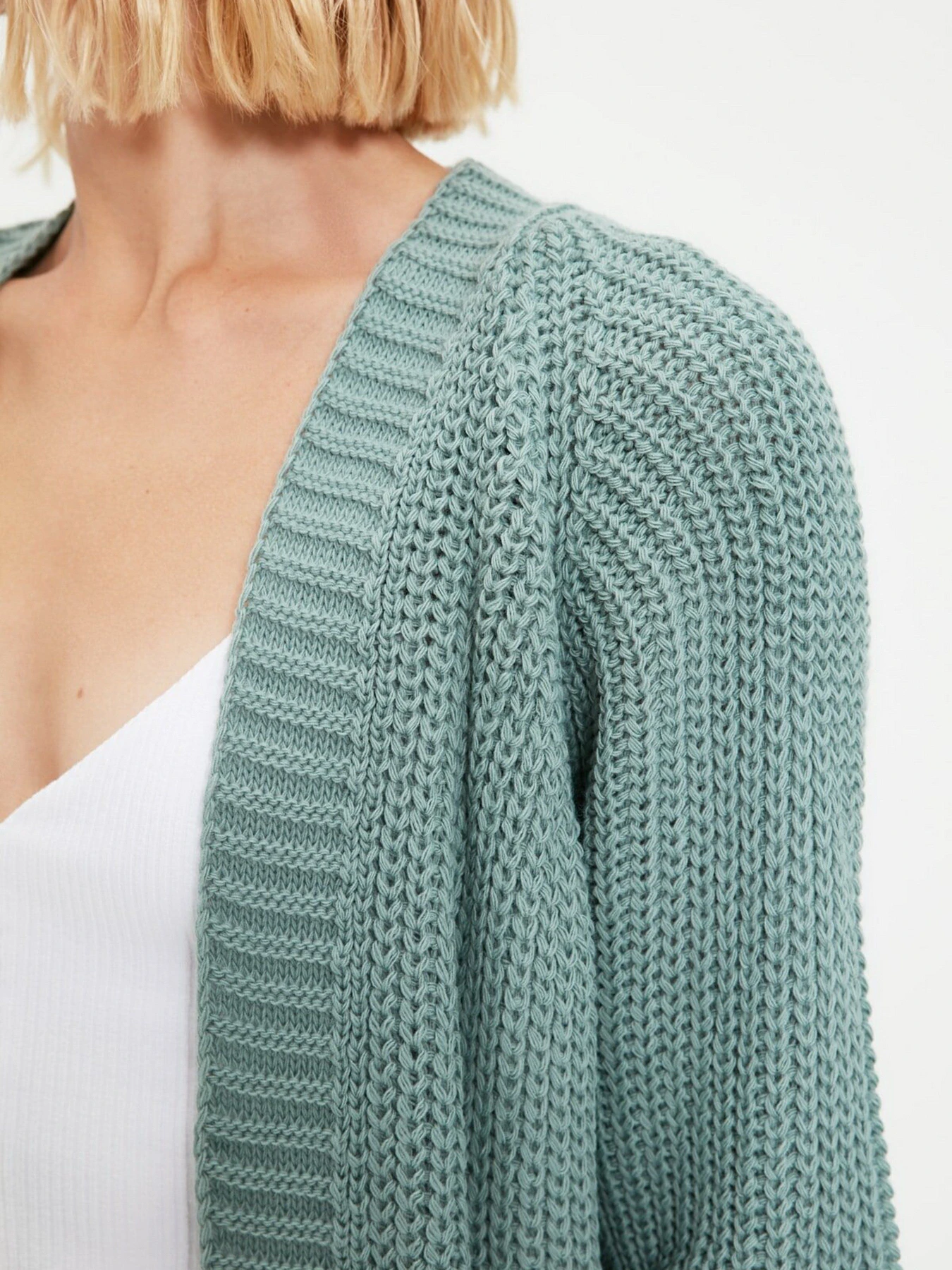Свитры и кардиганы Trendyol модель TWOAW21HI0262/Mint Свитры и кардиганы Trendyol модель TWOAW21HI0262/Mint Фото
