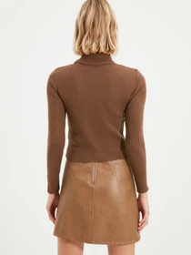 Свитры и кардиганы Trendyol модель TWOAW21KZ1279/Kahverengi Фото