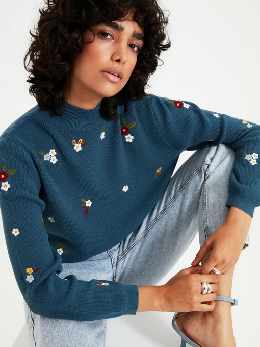 Свитры и кардиганы Trendyol модель TWOAW21KZ2106/Indigo Фото
