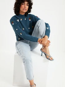 Свитры и кардиганы Trendyol модель TWOAW21KZ2106/Indigo Фото