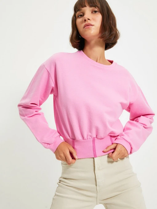 Худи и свитшоты Trendyol модель TWOAW22BZ0113/Pembe Фото