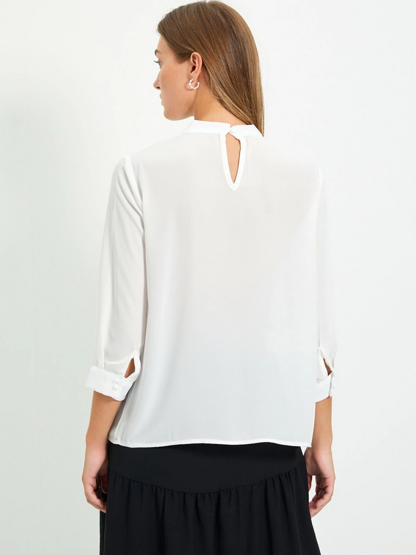 Рубашки Trendyol модель TWOAW22BZ0168/Ekru Фото