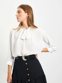 Рубашки Trendyol модель TWOAW22BZ0168/Ekru Фото