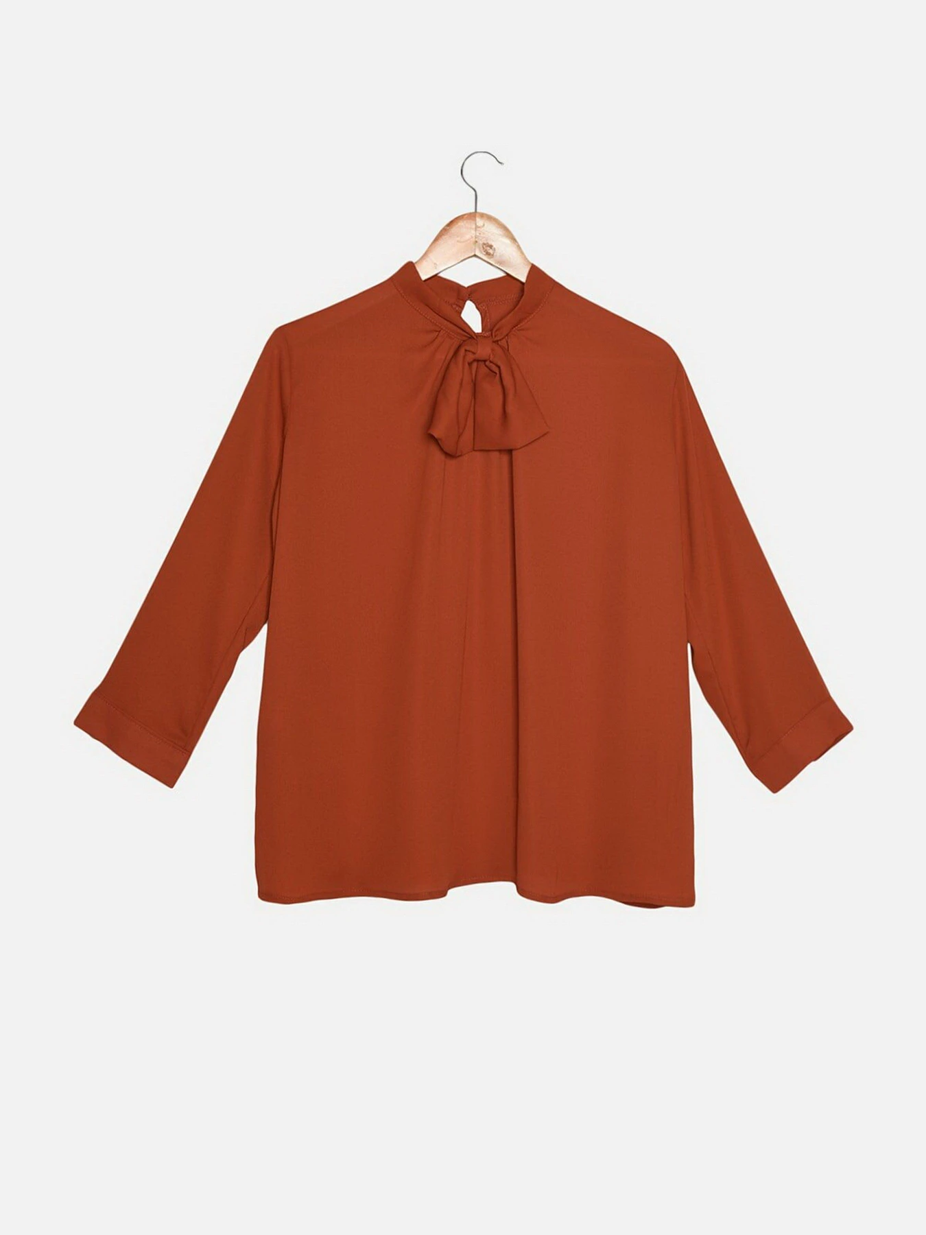 Рубашки Trendyol модель TWOAW22BZ0168/Kiremit Фото