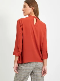 Рубашки Trendyol модель TWOAW22BZ0168/Kiremit Фото