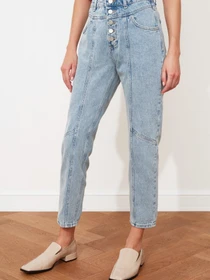 Джинси Trendyol Mom модель TWOAW20JE0028/Mavi Фото