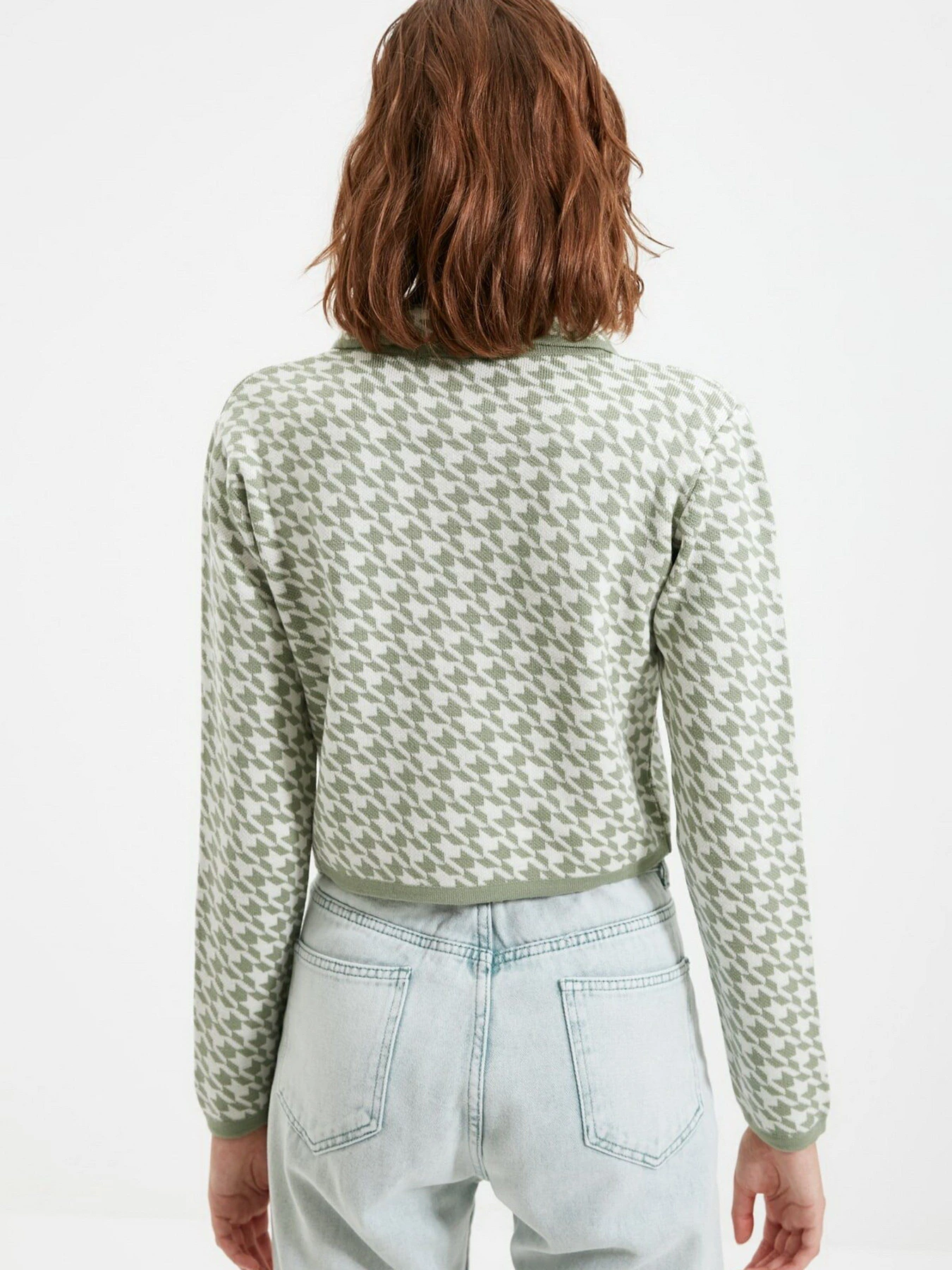 Свитры и кардиганы Trendyol модель TWOAW22HI0067/Mint Свитры и кардиганы Trendyol модель TWOAW22HI0067/Mint Фото