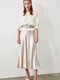 Юбки Trendyol модель TWOAW21ET0223/Gumus Фото