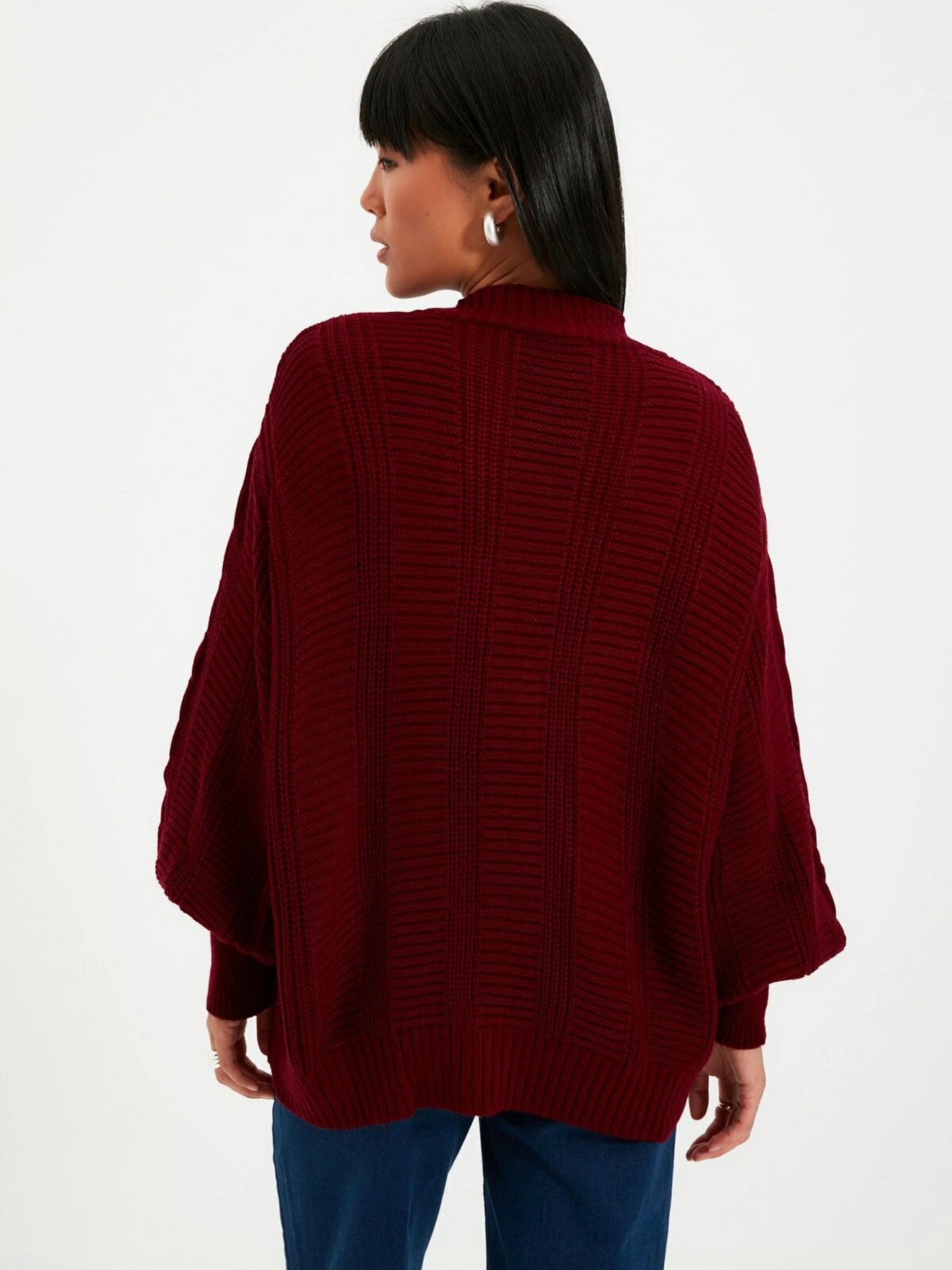 Свитры и кардиганы Trendyol модель TWOAW22HI0176/Bordo Фото