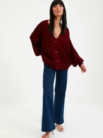 Свитры и кардиганы Trendyol модель TWOAW22HI0176/Bordo Фото