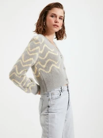 Свитры и кардиганы Trendyol модель TWOAW22HI0184/Gri Фото