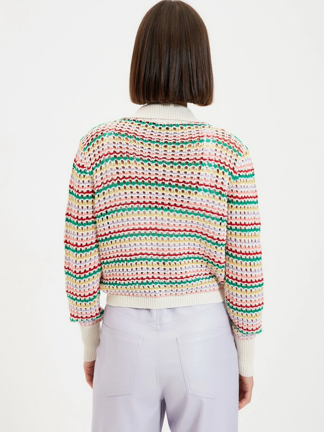 Свитры и кардиганы Trendyol модель TWOAW22HI0196/Cok Renkli Свитры и кардиганы Trendyol модель TWOAW22HI0196/Cok Renkli Фото