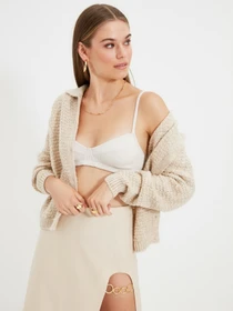 Свитры и кардиганы Trendyol модель TWOAW22HI0223/Ekru Фото