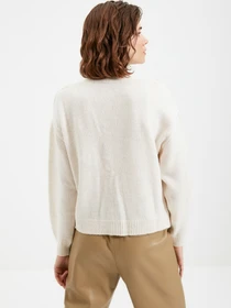 Свитры и кардиганы Trendyol модель TWOAW22HI0226/Ekru Фото