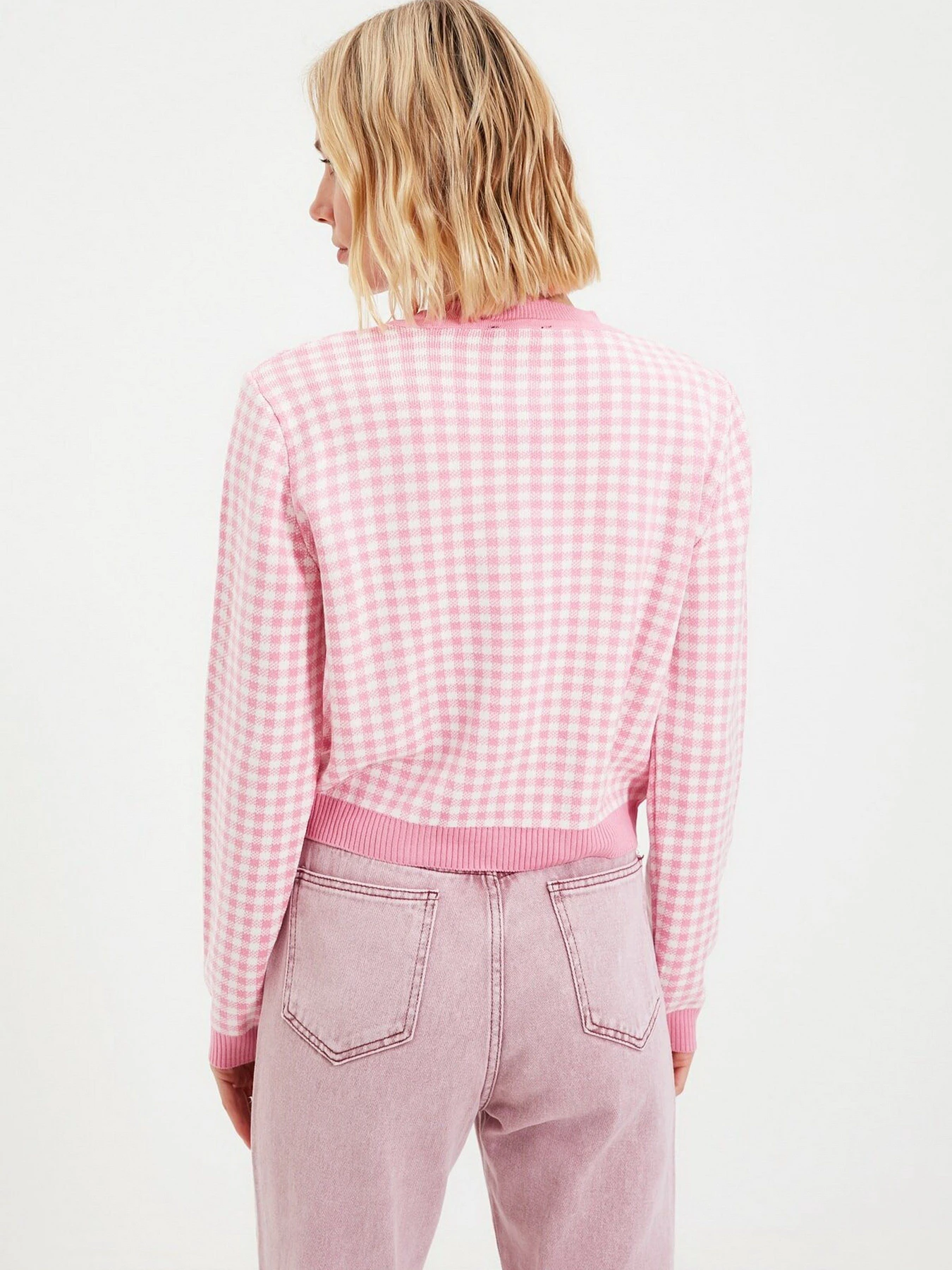 Свитры и кардиганы Trendyol модель TWOAW22HI0234/Pembe Свитры и кардиганы Trendyol модель TWOAW22HI0234/Pembe Фото