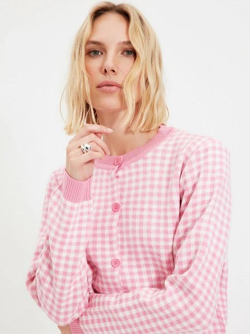 Свитры и кардиганы Trendyol модель TWOAW22HI0234/Pembe Фото