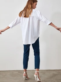 Рубашки Trendyol модель TWOAW20GO0107/BEYAZ Фото