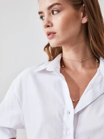 Рубашки Trendyol модель TWOAW20GO0107/BEYAZ Фото
