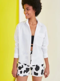Рубашки Trendyol модель TWOSS21GO0129/Ekru Фото