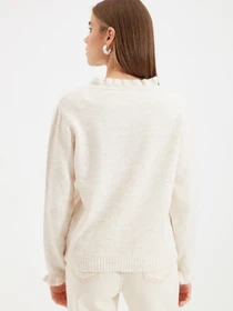 Свитры и кардиганы Trendyol модель TWOAW22HI0337/Ekru Фото