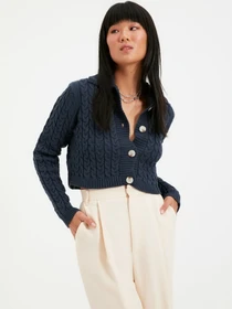 Свитры и кардиганы Trendyol модель TWOAW22HI0344/Indigo Фото
