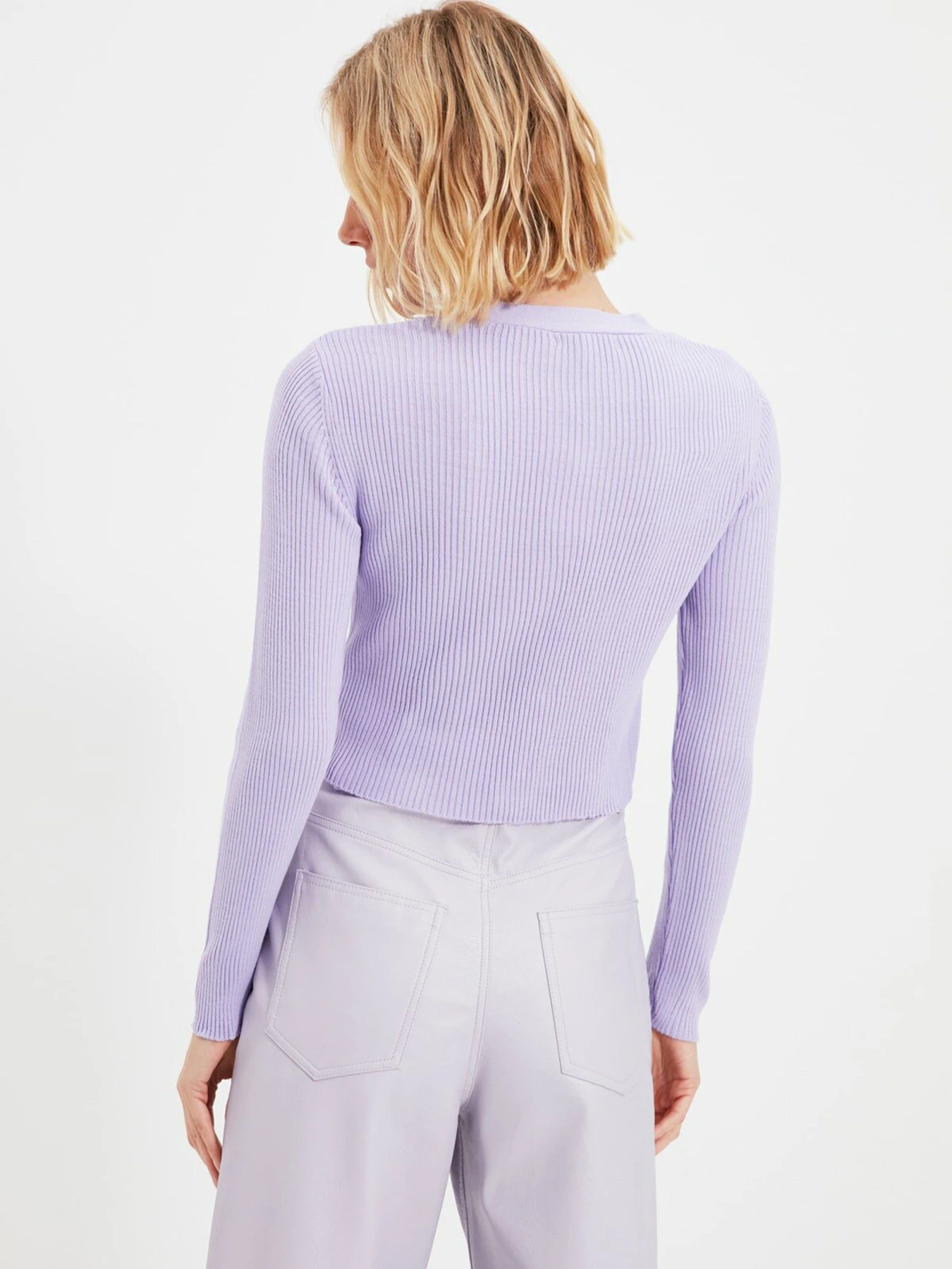 Свитры и кардиганы Trendyol модель TWOAW22HI0610/Lila Свитры и кардиганы Trendyol модель TWOAW22HI0610/Lila Фото