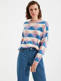 Свитры и кардиганы Trendyol модель TWOAW22KZ0011/Mavi Фото