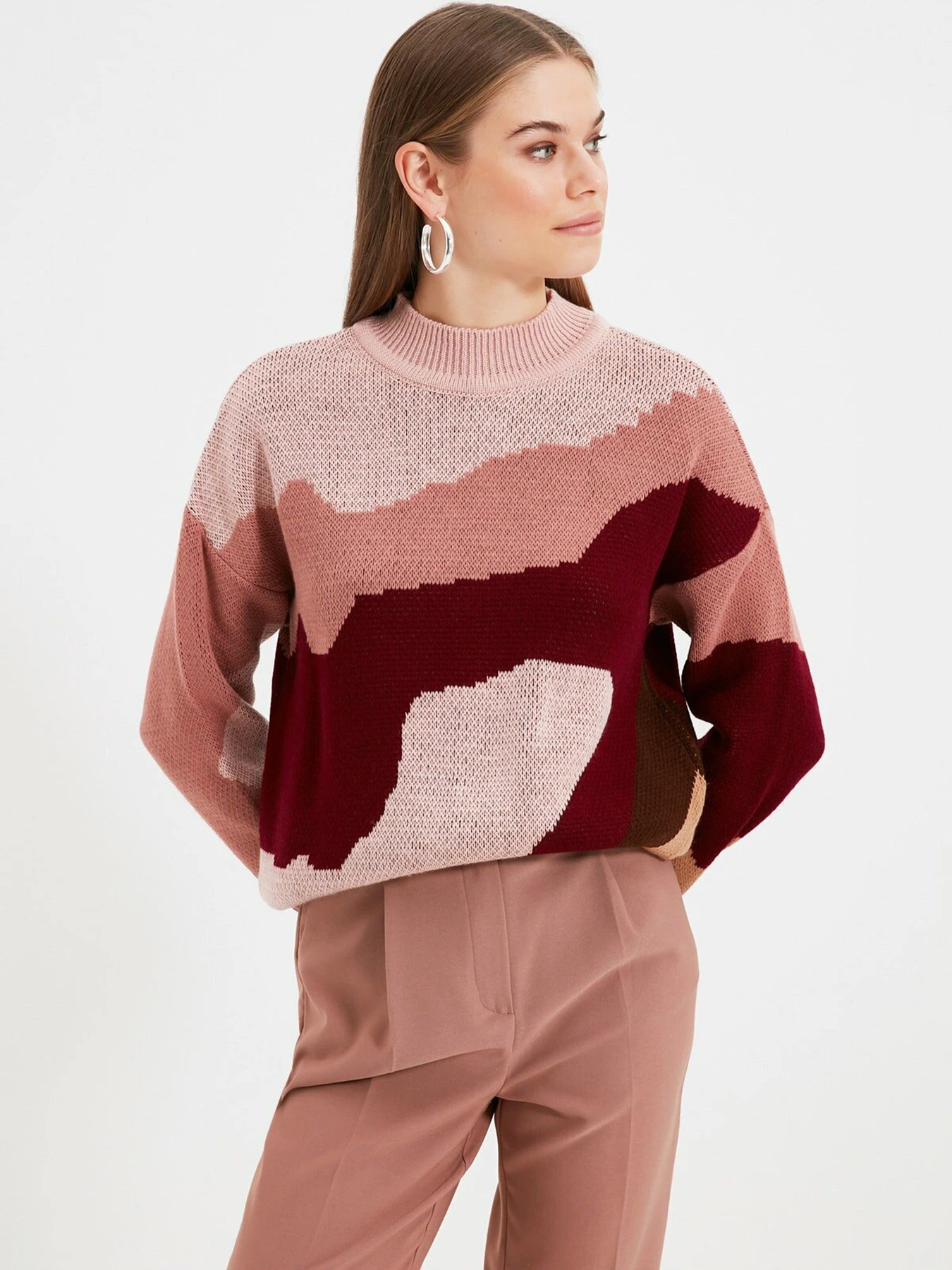Свитры и кардиганы Trendyol модель TWOAW22KZ0014/Camel Свитры и кардиганы Trendyol модель TWOAW22KZ0014/Camel Фото