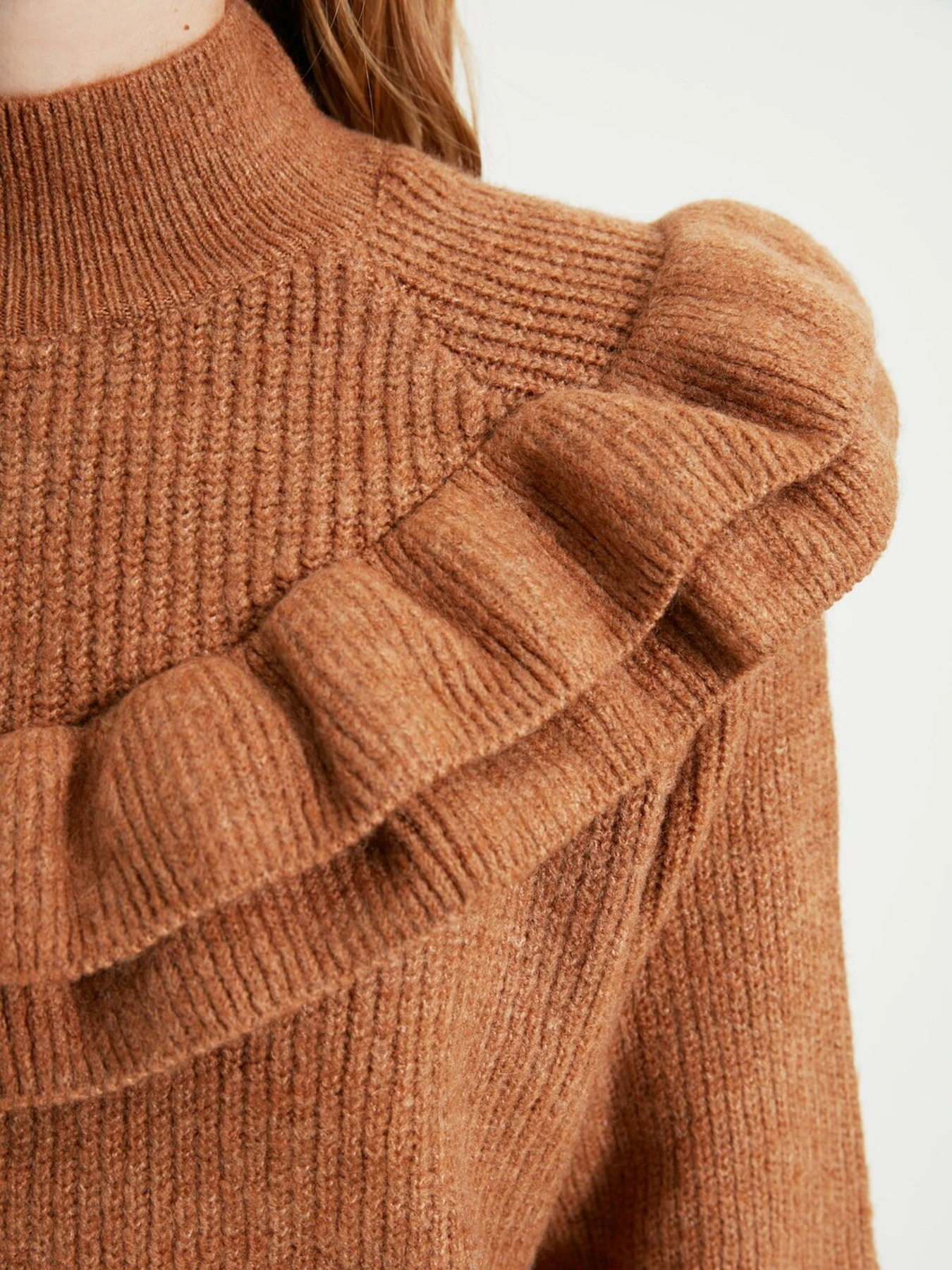 Свитры и кардиганы Trendyol модель TWOAW22KZ0018/Camel Свитры и кардиганы Trendyol модель TWOAW22KZ0018/Camel Фото
