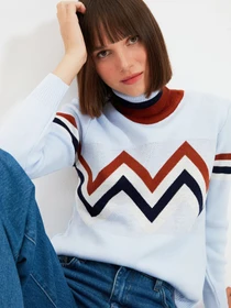 Свитры и кардиганы Trendyol модель TWOAW22KZ0200/Acik Mavi Фото