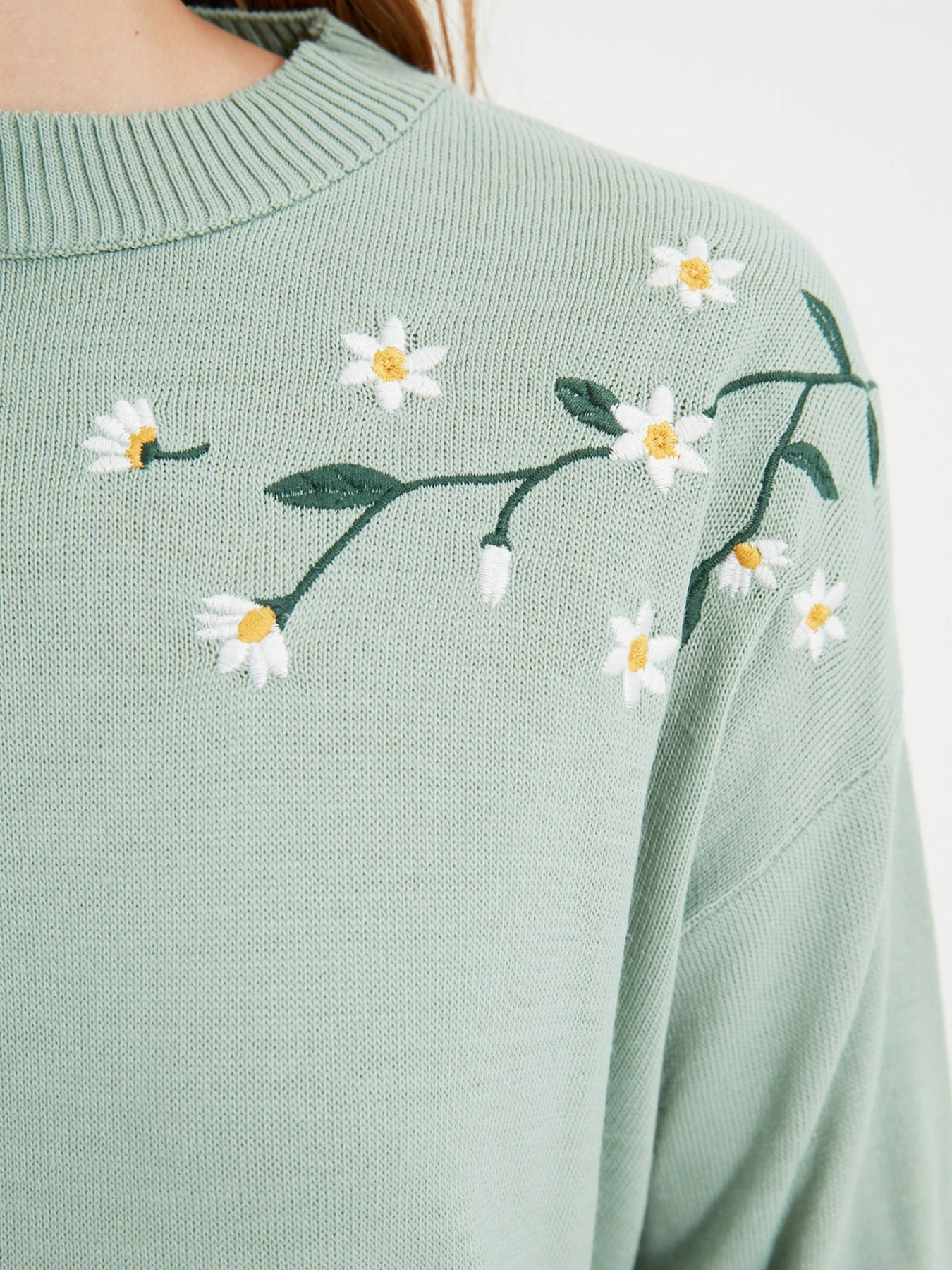 Свитры и кардиганы Trendyol модель TWOAW22KZ0211/Mint Свитры и кардиганы Trendyol модель TWOAW22KZ0211/Mint Фото