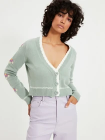 Свитры и кардиганы Trendyol модель TWOAW22HI0112/Mint Фото