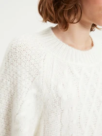 Свитры и кардиганы Trendyol модель TWOAW22KZ0234/Ekru Фото