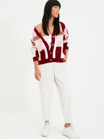 Свитры и кардиганы Trendyol модель TWOAW22HI0437/Bordo Фото