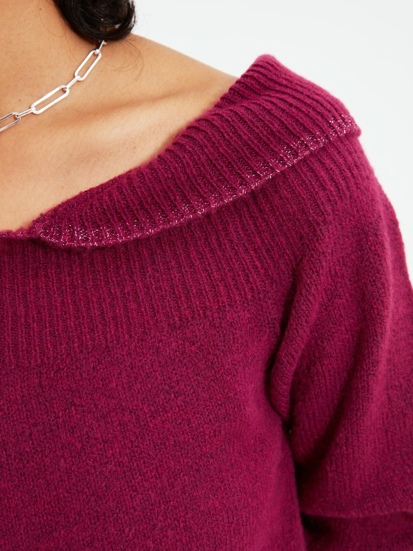 Свитры и кардиганы Trendyol модель TWOAW22KZ0247/Mor Свитры и кардиганы Trendyol модель TWOAW22KZ0247/Mor Фото