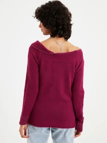 Свитры и кардиганы Trendyol модель TWOAW22KZ0247/Mor Фото